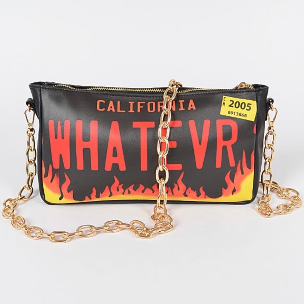 Y2K Cali girl bag with chain shoulder strap